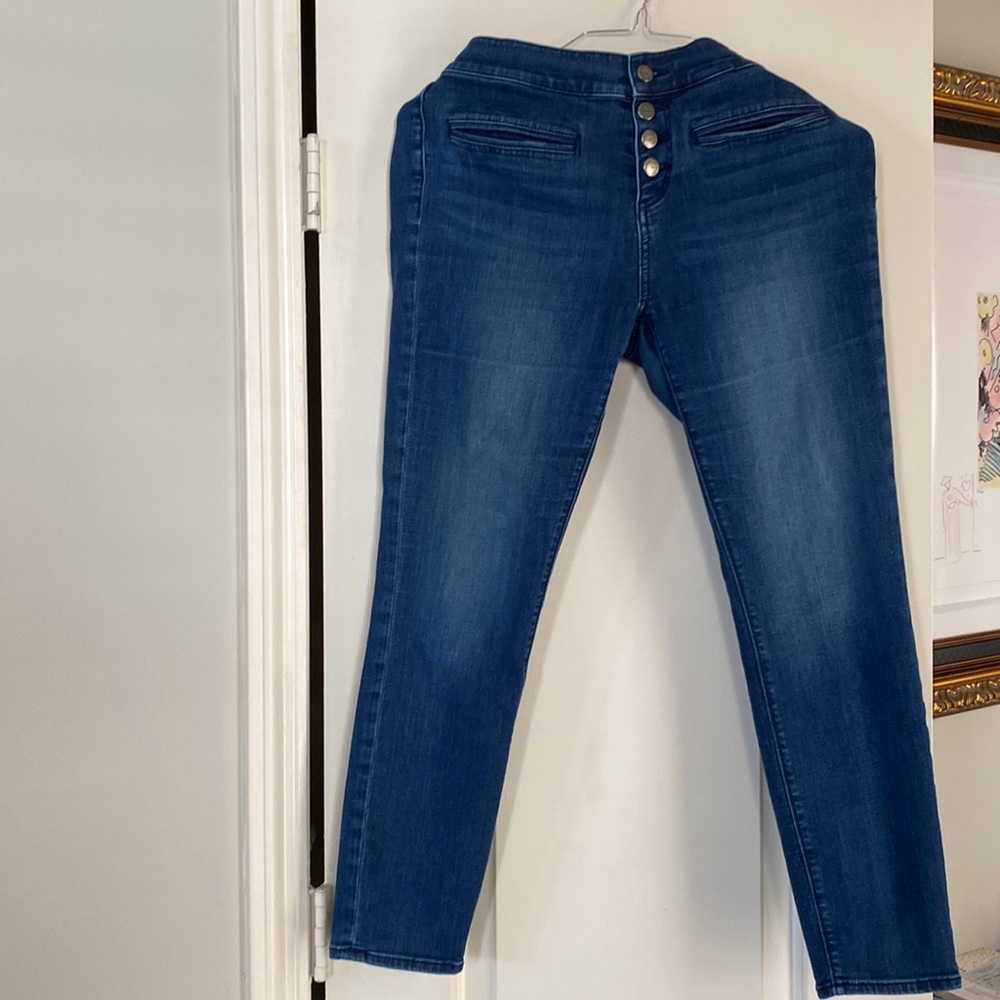 Straight leg jeans